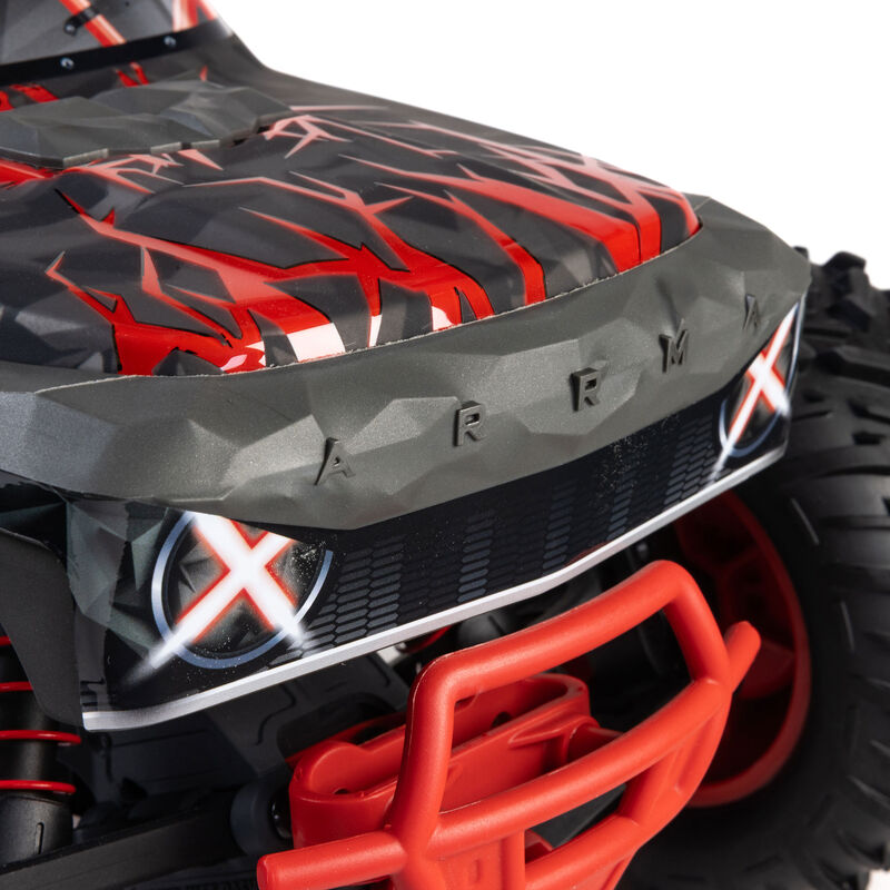 [���ܼ�] ARA3537T1 [ARRMA] 1/10 QUAKE 223S DSC 2WD RTR Brushless Monster Truck, Red