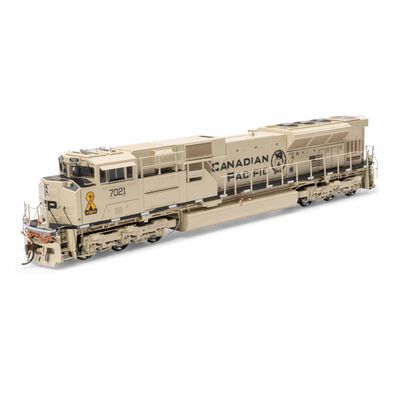 HO GEN EMD SD70ACU Locomotive with DCC & Sound, CP/Military Tribute #7021 HO GEN EMD SD70ACU Locomotive with DCC & Sound, CP/Military Tribute #7021