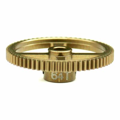64t 64p Hard Anodized 7075 Pinion Gear 64t 64p Hard Anodized 7075 Pinion Gear