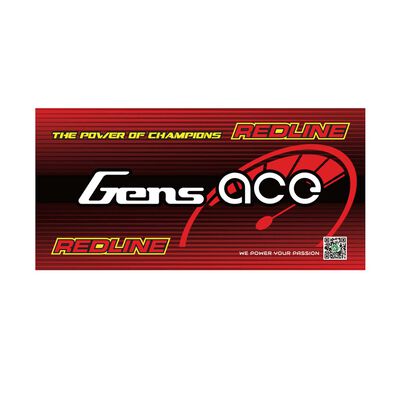 Gens Ace 48" x 24" Pit Mat, Redline Gens Ace 48" x 24" Pit Mat, Redline