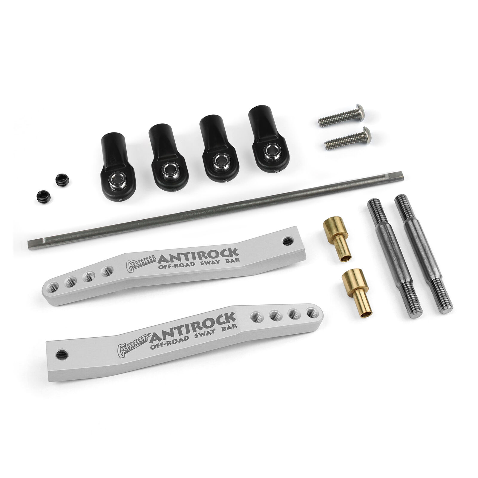 Currie Antirock Sway Bar V2, Clear Anodized: Yeti