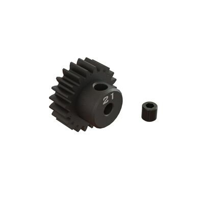 21T 0.8Mod 1/8" Bore CNC Steel Pinion Gear 21T 0.8Mod 1/8" Bore CNC Steel Pinion Gear