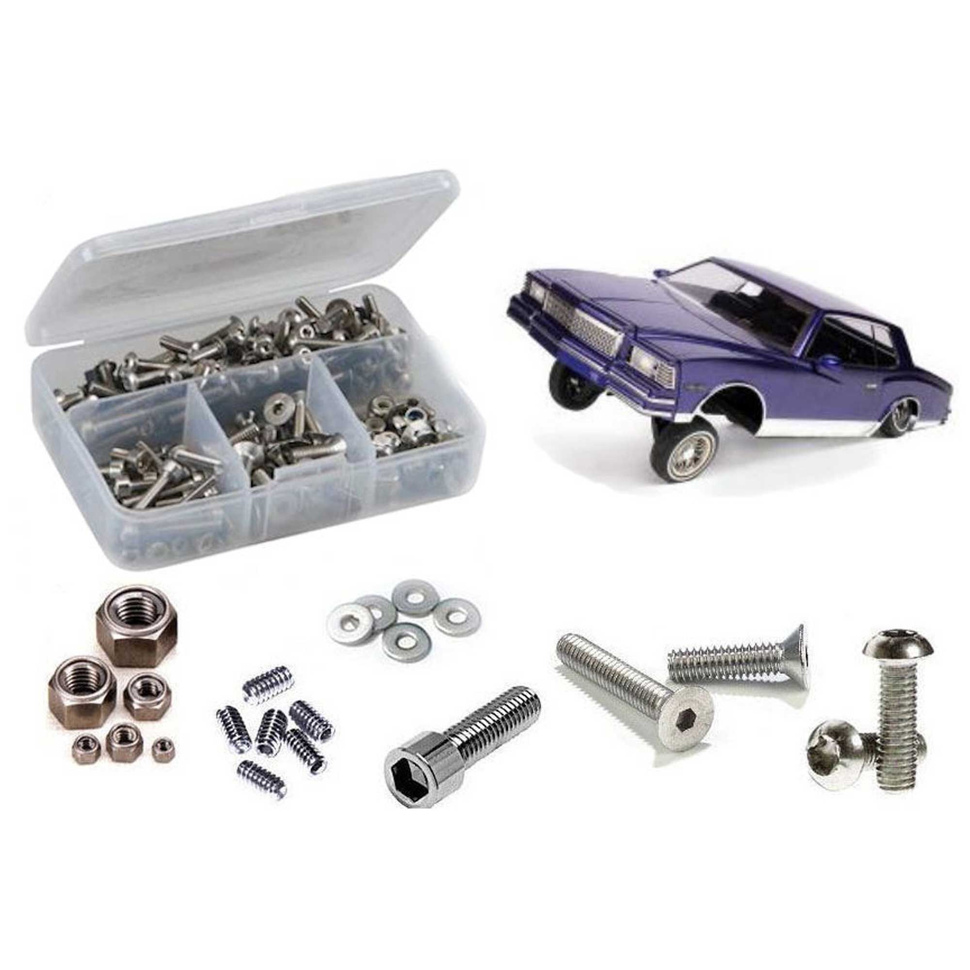 RC Screwz Stainless Steel Screw Kit, 1/10 Redcat 1979 Monte Carlo