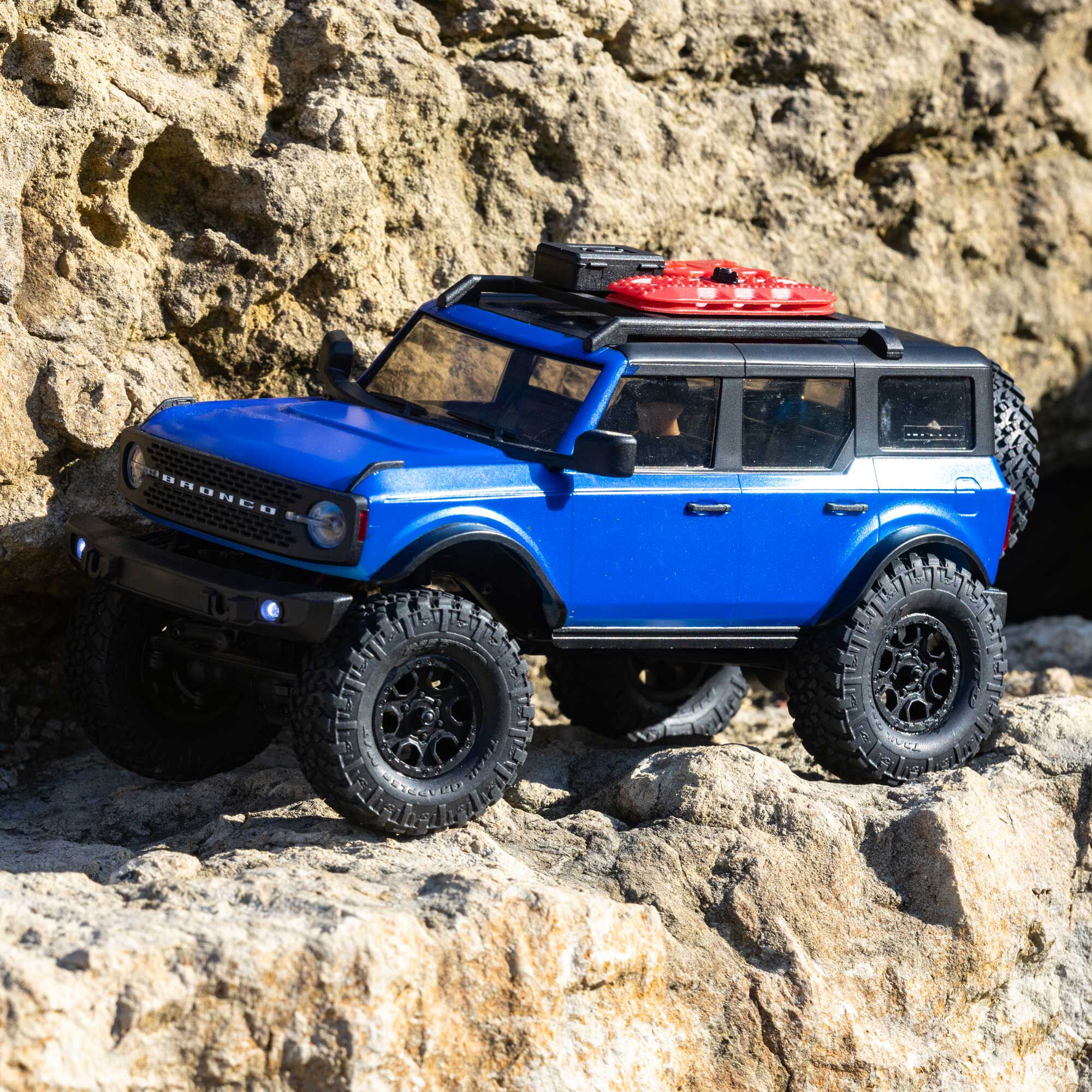 1/24 SCX24 2021 Ford Bronco 4WD Truck Brushed RTR, Blue