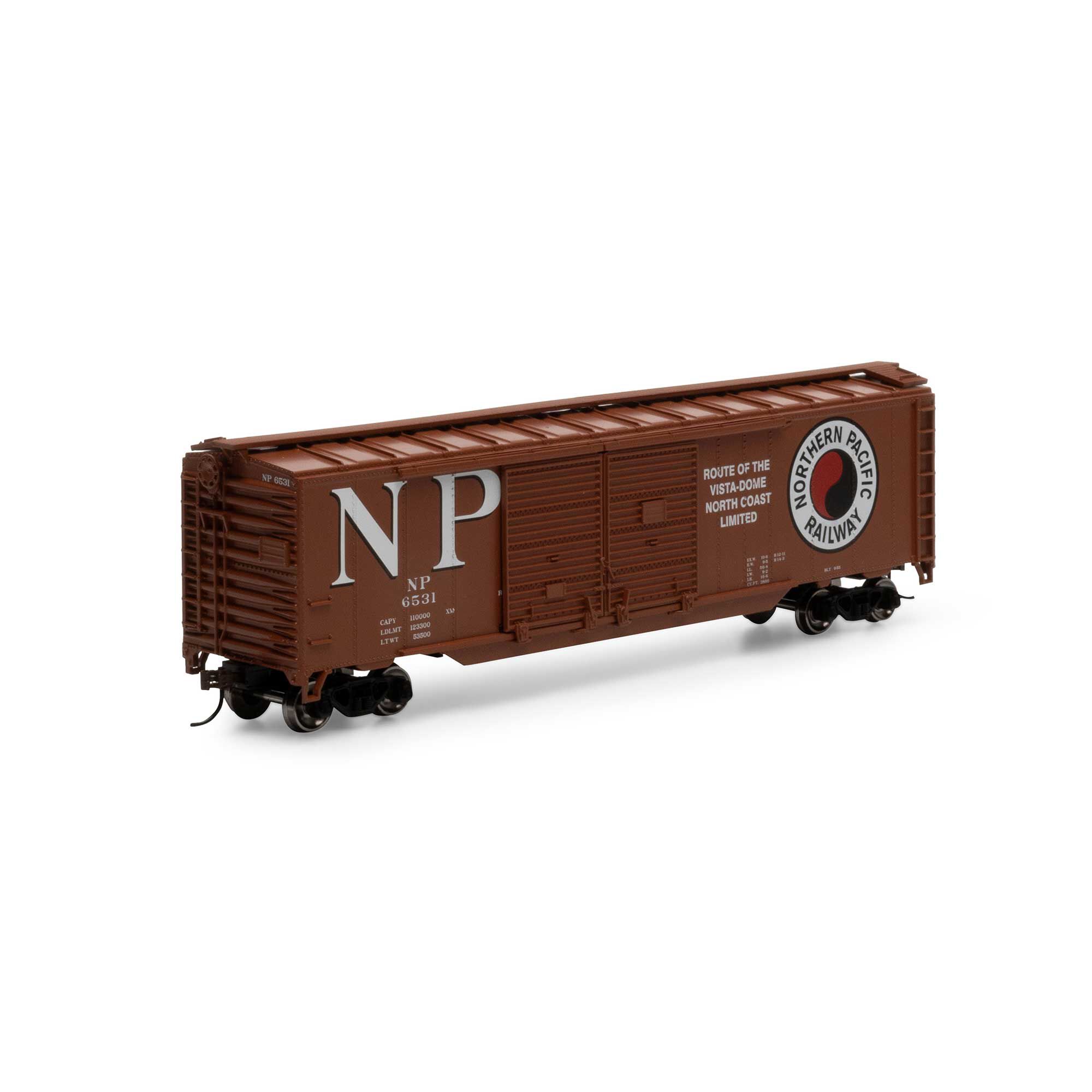 Roundhouse Roundhouse HO PS-1 Double Sliding Door Box Car, NP