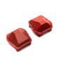 SCX6: AR90 Diff Cover Axle Housing Red (2)
