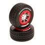 SpeedTreads Upshot SC Tire Front Mounted (2): Traxxas Slash