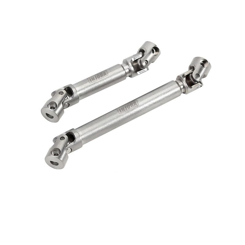 INJORA Stainless Steel Driveshaft Set, 1/24 Axial SCX24 Gladiator