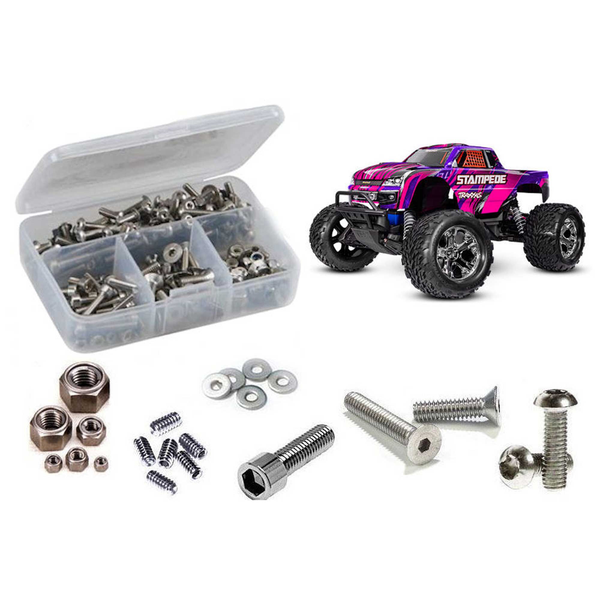 RC Screwz RC Screwz Stainless Steel Screw Kit, 1/10 Traxxas