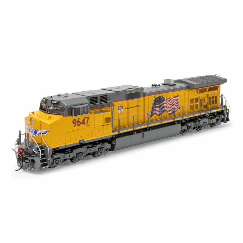 HO GE Dash 9-44CW Locomotive with DCC & Sound, UP #9647 HO GE Dash 9-44CW Locomotive with DCC & Sound, UP #9647