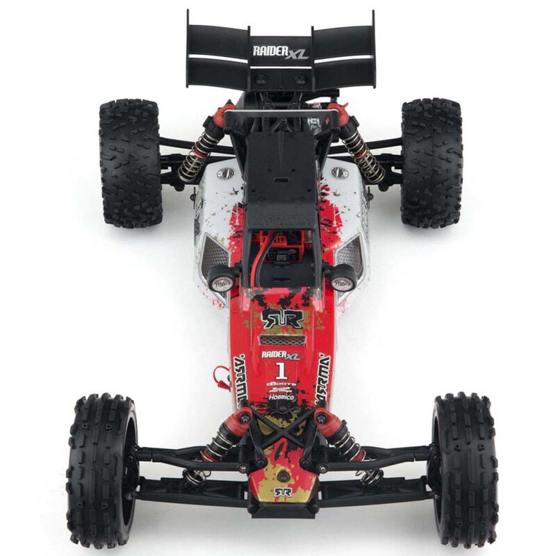 1/8 RAIDER XL 2WD Mega Brushed Buggy RTR, Red/White