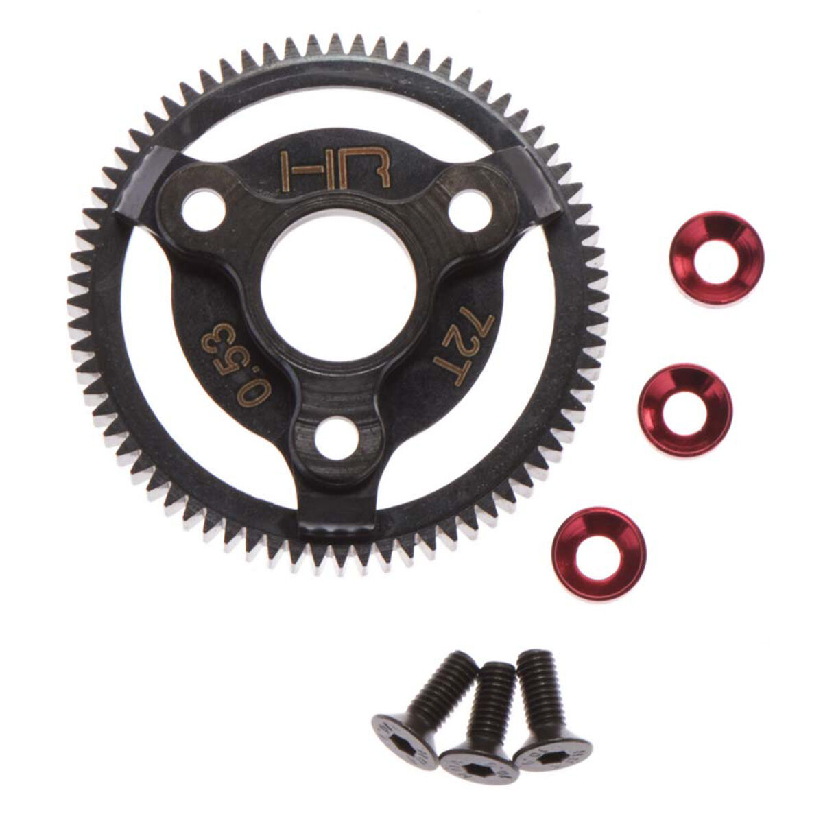 Hot Racing Hot Racing Hardened Steel 72T Spur Gear, 48 Pitch