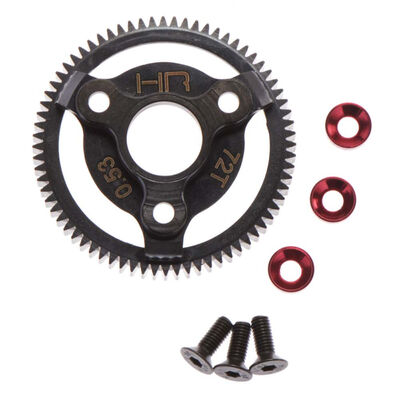 Hardened Steel 72T Spur Gear, 48 Pitch: Traxxas Bandit, Slash, Rustler, Stampede Hardened Steel 72T Spur Gear, 48 Pitch: Traxxas Bandit, Slash, Rustler, Stampede