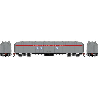 HO ATH 60' Pullman Common Standard Baggage Car, SP 'Stainless Scarlet' #6046 HO ATH 60' Pullman Common Standard Baggage Car, SP 'Stainless Scarlet' #6046