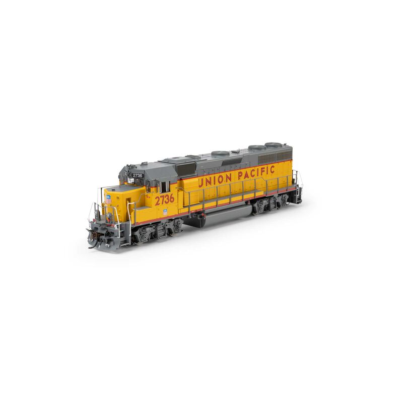 Athearn Genesis HO GEN GP39-2 PH I Locomotive w/DCC & SOUND, UP #2736 Athearn Genesis HO GEN GP39-2 PH I Locomotive w/DCC & SOUND, UP #2736