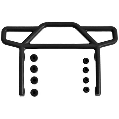 Rear Bumper, Black: Traxxas Rustler Rear Bumper, Black: Traxxas Rustler