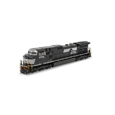 HO GE Dash 9-40CW Locomotive with DCC & Sound, NS #9754 HO GE Dash 9-40CW Locomotive with DCC & Sound, NS #9754