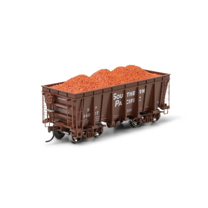 HO 26' PC&F Ore Car Tight-Bottom High Side with Load, SP #34007 HO 26' PC&F Ore Car Tight-Bottom High Side with Load, SP #34007