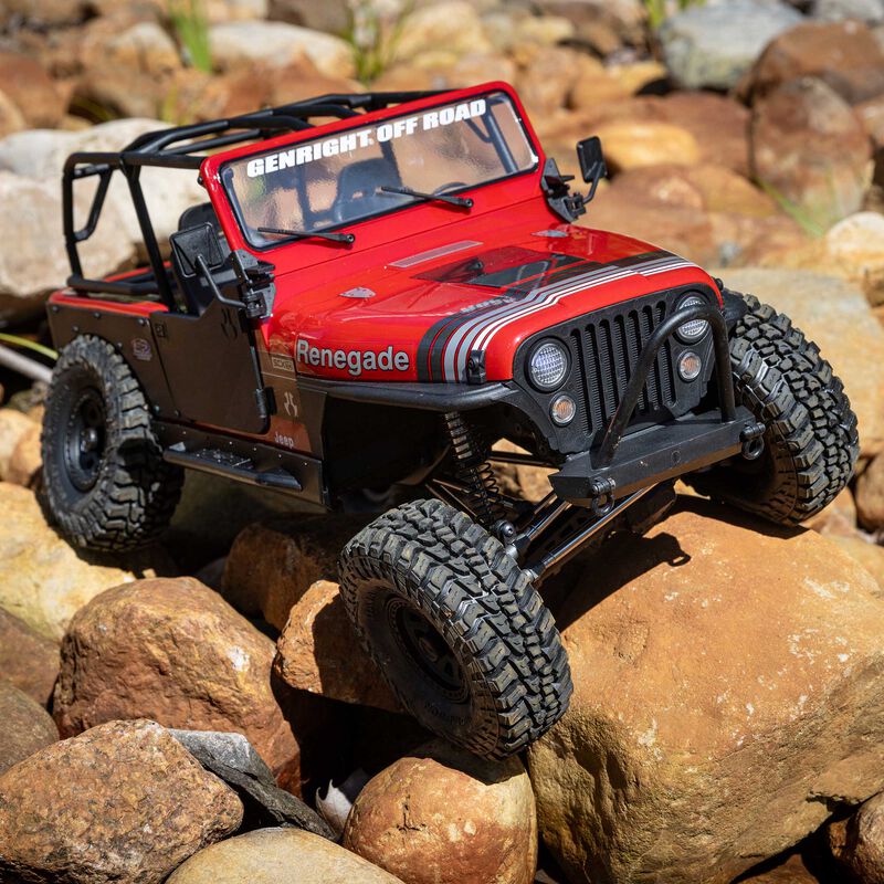[�˾���ũ] AXI03008V2T1 [Axial] 1/10 SCX10 III ���� CJ-7 V2 4WD �귯�õ� RTR, Red 14