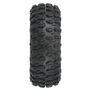 1/24 Hyrax Front/Rear 1.0" Tires Mounted 7mm Black Impulse (4): SCX24