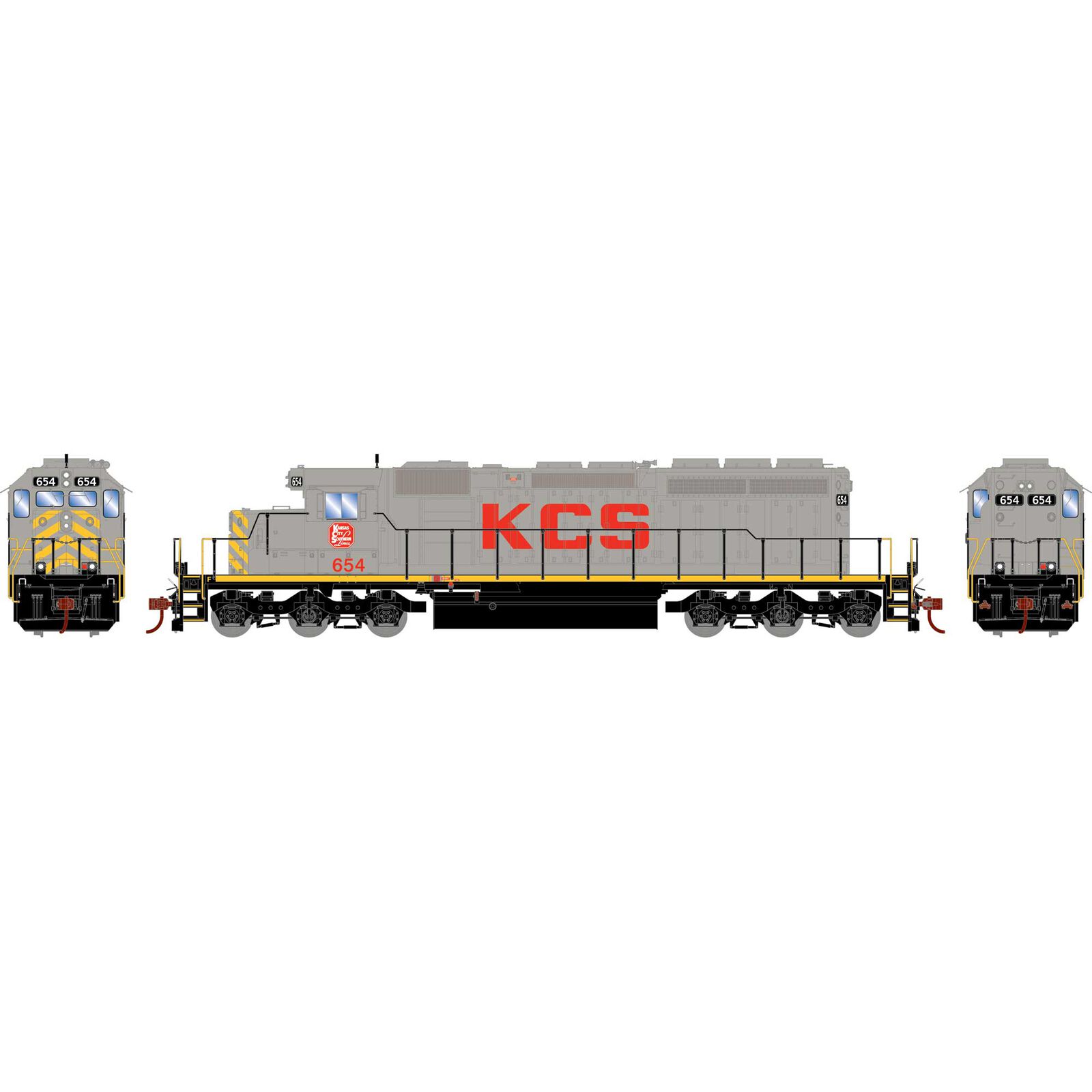 HO RTR SD40-2, KCS #654