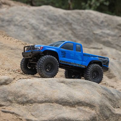 1/24 SCX24 Base Camp 4X4 RTR Brushed Rock Crawler (Battery & Charger Included), Blue 1/24 SCX24 Base Camp 4X4 RTR Brushed Rock Crawler (Battery & Charger Included), Blue