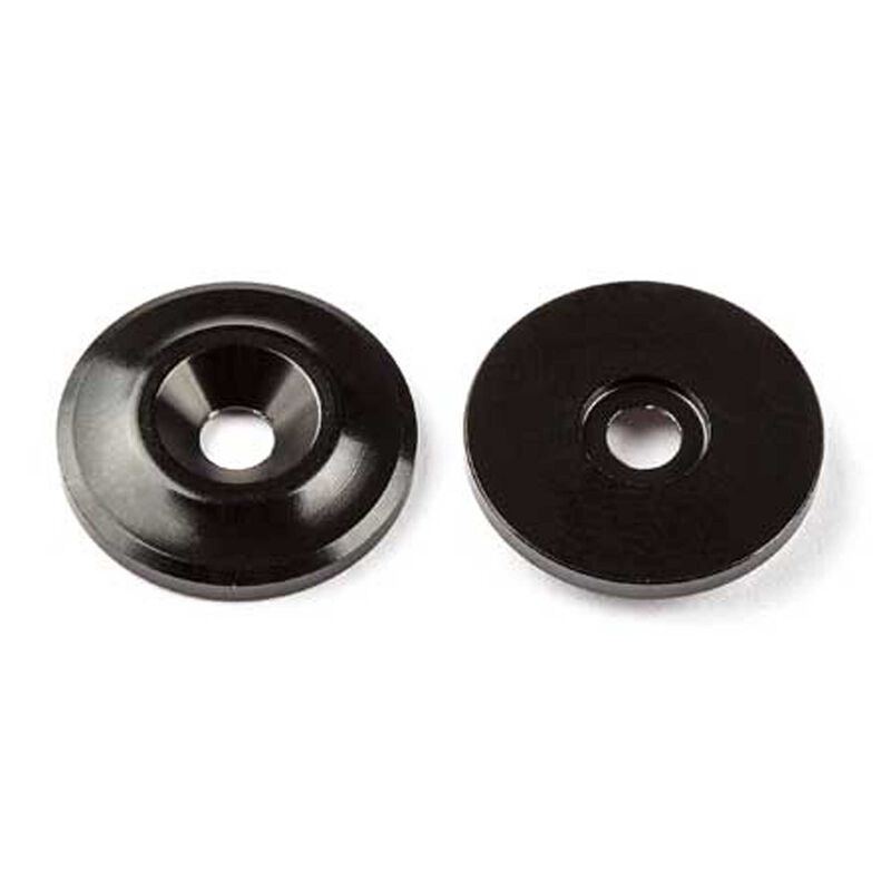 Factory Team Aluminum Wing Buttons, 1/8 Team Associated RC8T (2)