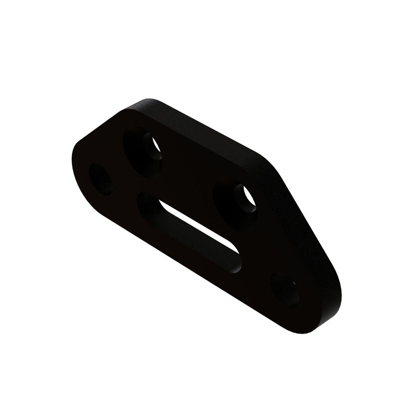 Aluminum Front Suspension Mount: Black