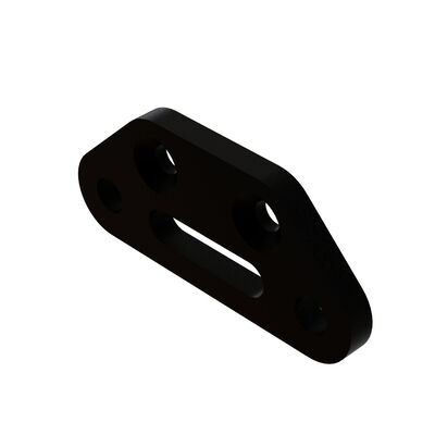 Aluminum Front Suspension Mount: Black Aluminum Front Suspension Mount: Black