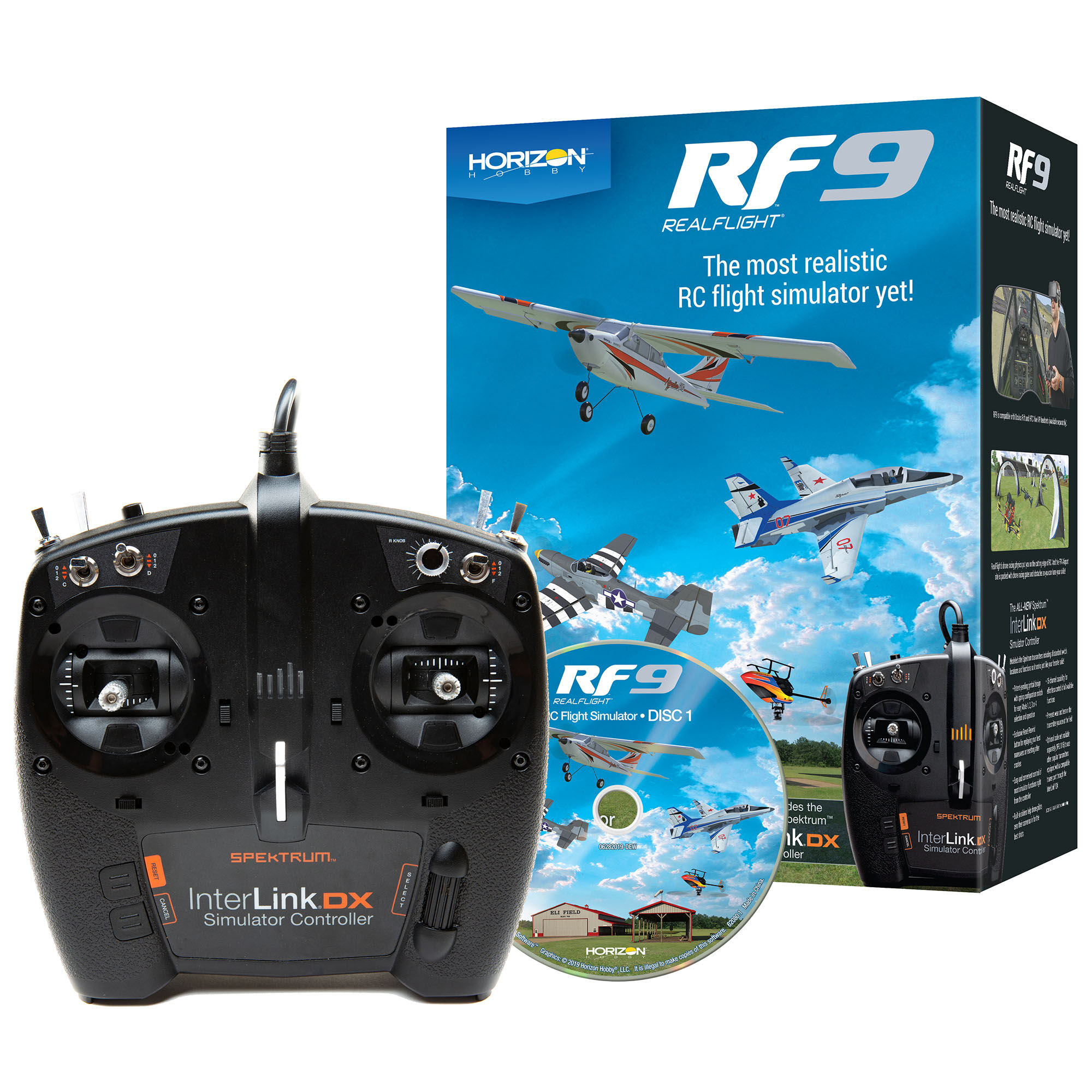 RealFlight RF9 Flight Simulator with Spektrum Controller | Horizon