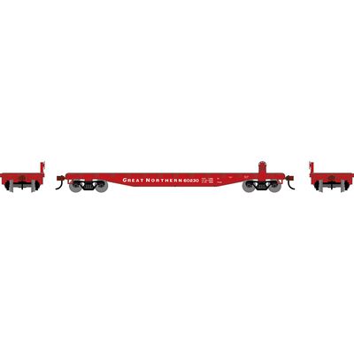 HO RND 50' Flat Car, GN #60230 HO RND 50' Flat Car, GN #60230
