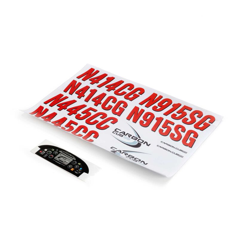 Hangar 9 Decal Sheet: Carbon Cub 15cc