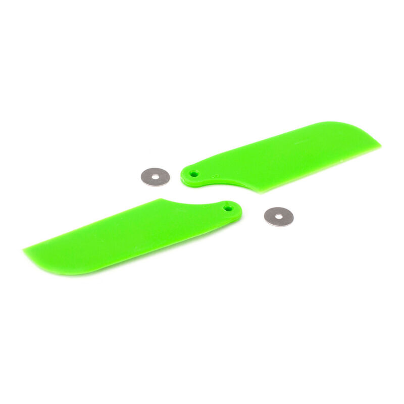 Tail Rotor Blade Set, Green: B450 3D, B400, B450 X
