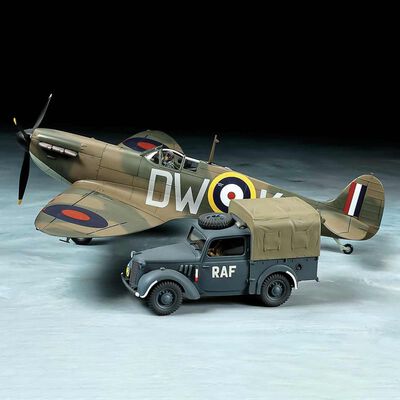 1/48 Supermarine Spitfire Mk.I & Light Utility Car 10HP Set 1/48 Supermarine Spitfire Mk.I & Light Utility Car 10HP Set