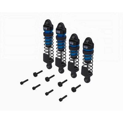 Shock Set, Front/Rear Assembled, TBC cSt Oil, Blue (4Pcs): MINI Shock Set, Front/Rear Assembled, TBC cSt Oil, Blue (4Pcs): MINI