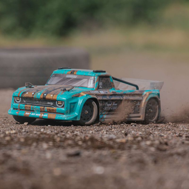 [���ܼ�] ARA4215V3T2 [ARRMA] 1/8 INFRACTION 4X4 MEGA Resto-Mod Truck RTR, TEAL/BRONZE