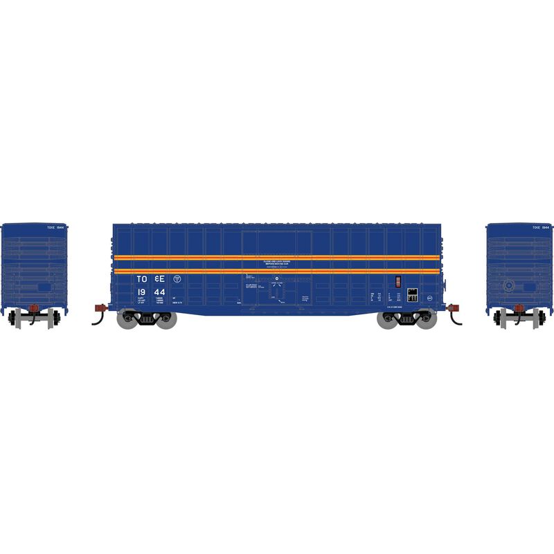 HO RND 50' Waffle High Cube Box Car TOE #1944