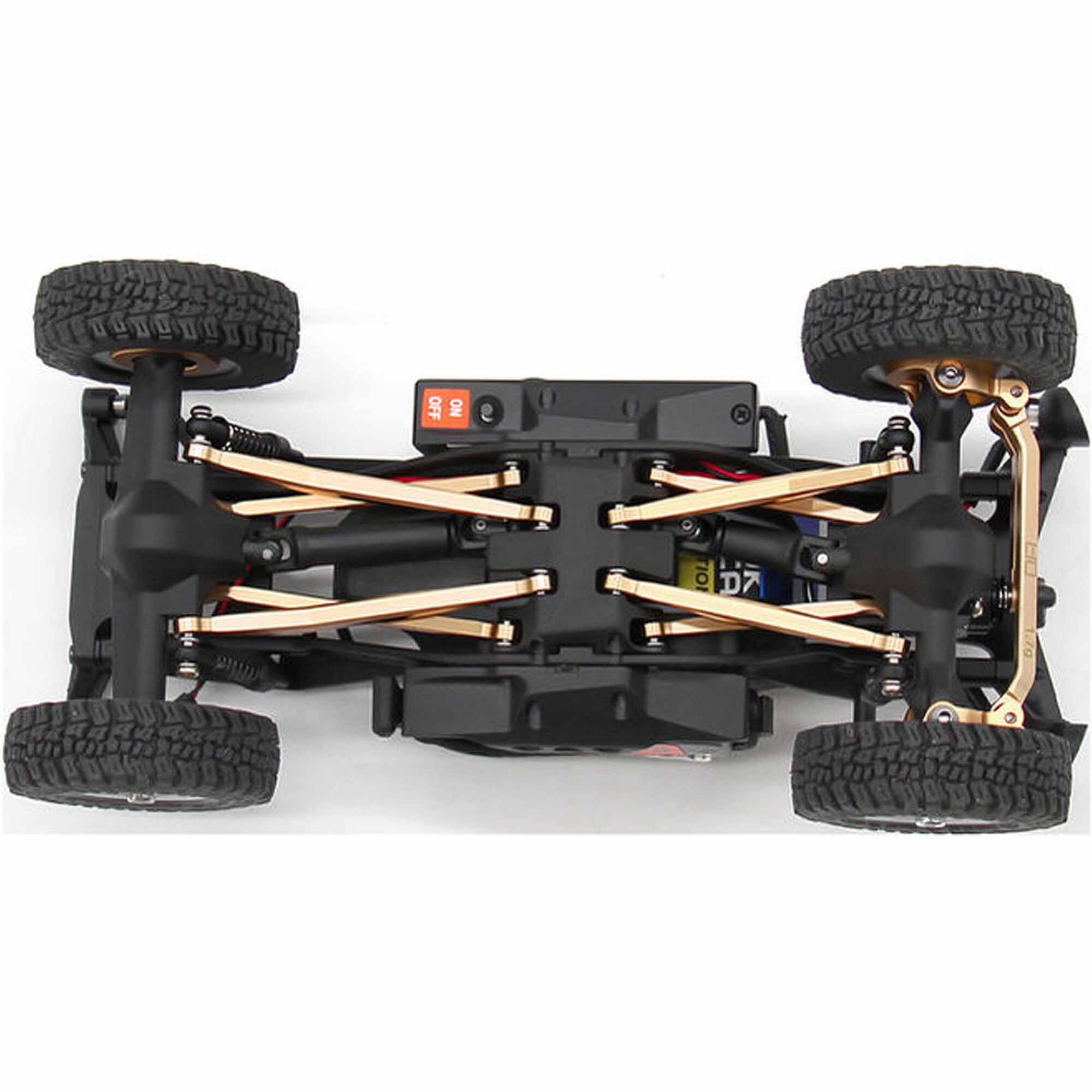 Hot Racing Brass No-Flex Link Set, 1/30 Axial SCX30 | Horizon Hobby