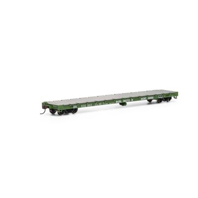 HO RTR 60' Flat, BN #630843 HO RTR 60' Flat, BN #630843