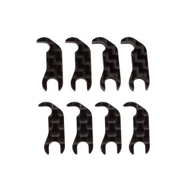 RC10B7 FT Steering Block Mount Shim Set, carbon fiber RC10B7 FT Steering Block Mount Shim Set, carbon fiber