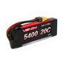 7.4V 5400mAh 2S 20C DRIVE LiPo Battery: UNI 2.0 Plug