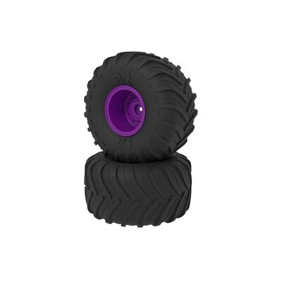 dBoots Chevron MT Tire Set, Glued, Purple dBoots Chevron MT Tire Set, Glued, Purple