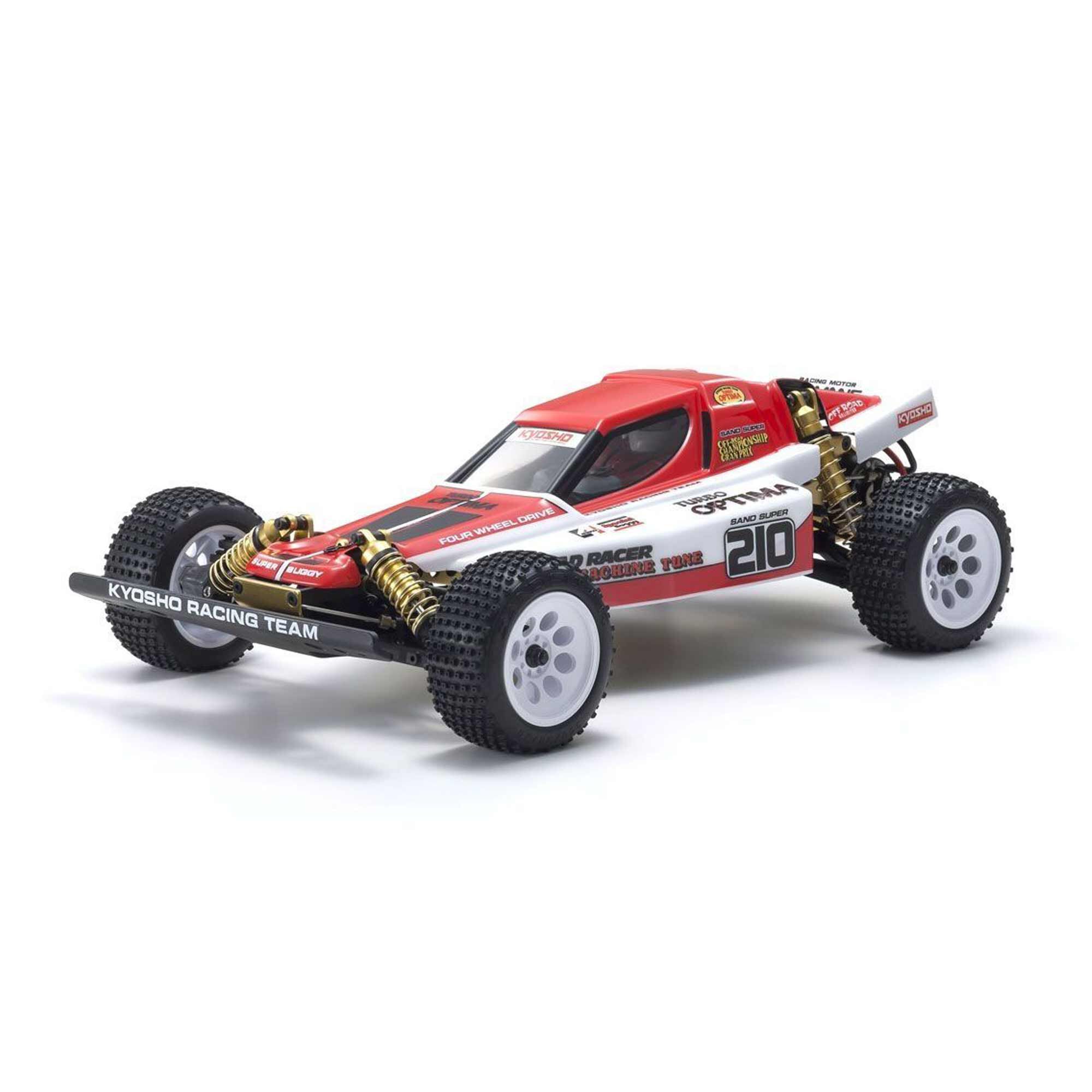 ホビーラジコン 32 KYOSHO TURBO OPTIMA 1/10 4WD Kyosho 1/10 Turbo Optima Gold 4X4 Off-Road Buggy Kit | Horizon Hobby