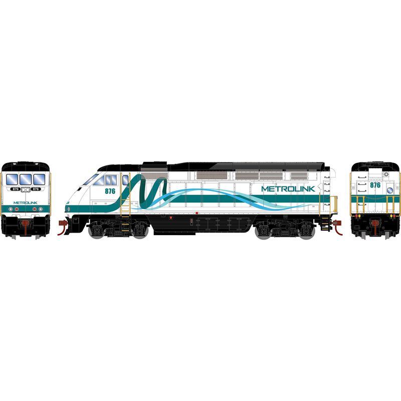HO F59PHI Locomotive with DCC & Sound, SCAX #887