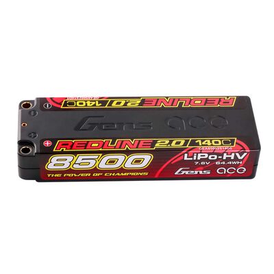 7.6V 8500mAh 2S 140C Hardcase LiHV Battery: 5mm Tubes 7.6V 8500mAh 2S 140C Hardcase LiHV Battery: 5mm Tubes