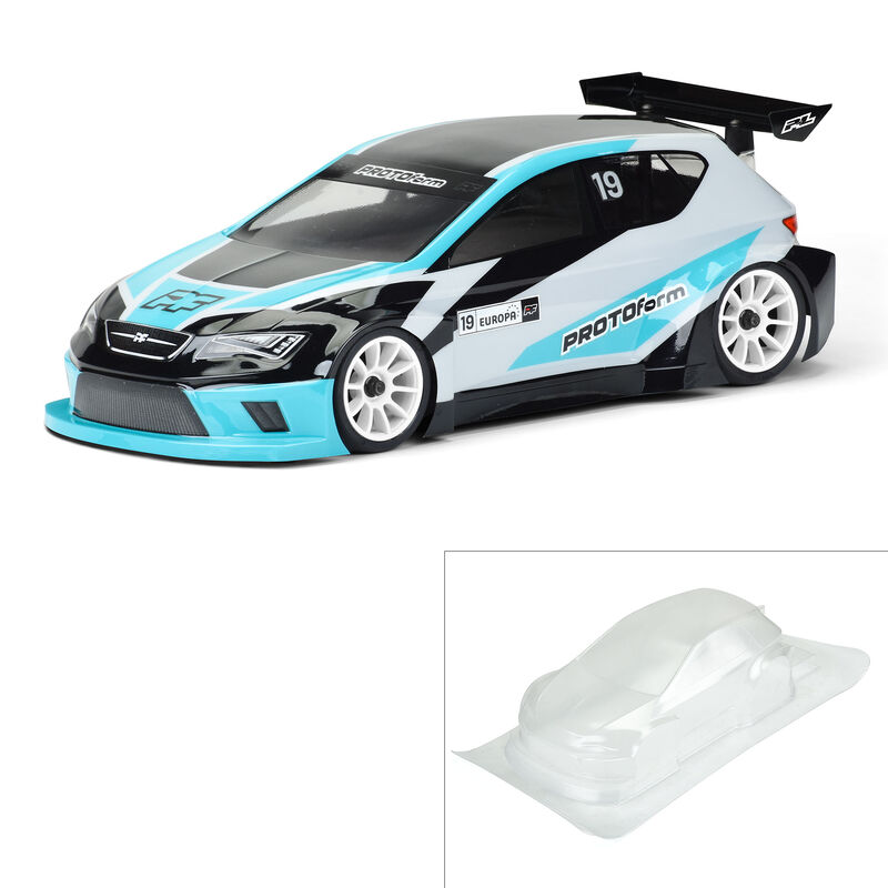 1:10 RC Car Body Shell – Unpainted Clear Lexan For 210mm Wheelbase, DIY Painting, Durable & Impact Resistant