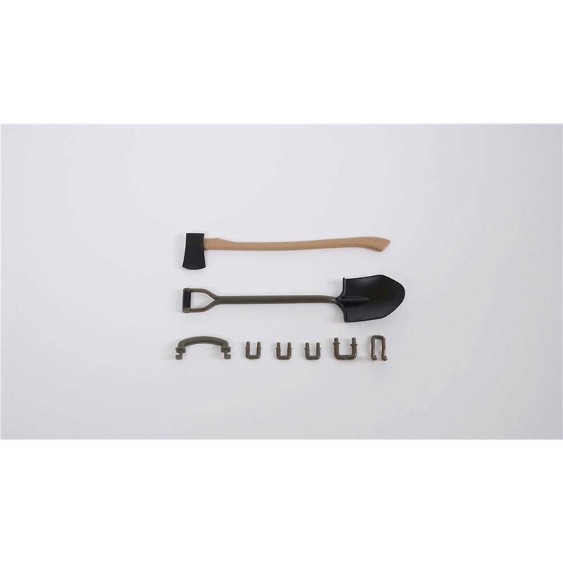 Axe and Shovel Set; 1/12 MB Scaler Axe and Shovel Set; 1/12 MB Scaler