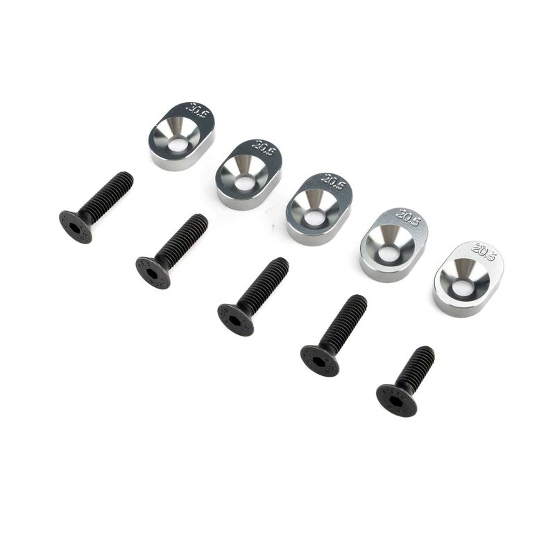 Losi Engine Mount Insert and Screws, 20.5/67 (5): 5IVE-TG 3.0