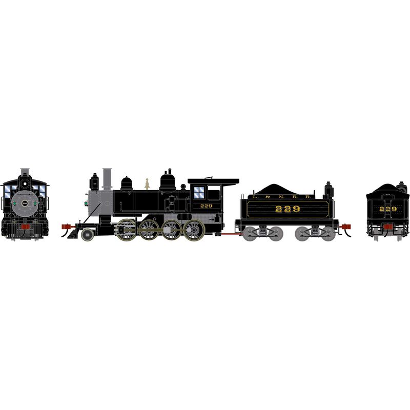 HO ATH 2-8-0 Steam Locomotive, LN #229