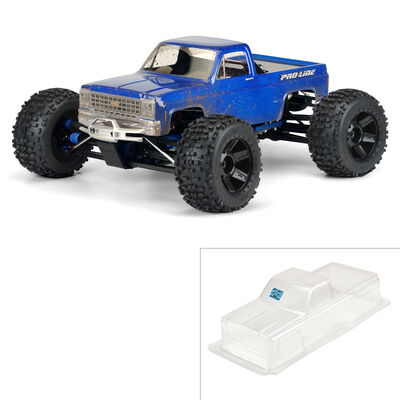 1/8 1980 Chevy Pick-up Clear Body: Monster Truck 1/8 1980 Chevy Pick-up Clear Body: Monster Truck